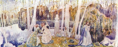 borisov musatov spring tale sketch for a panel 1904