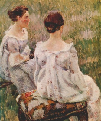 borisov musatov two ladies study for harmony 1899