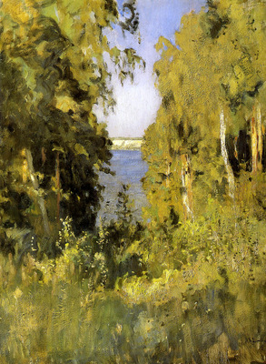 Levitan isaak Ravine Sun