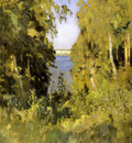 Levitan isaak Ravine Sun