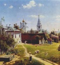 polenov a courtyard in moscow