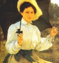 repin in the sun artists daughter nadia repin