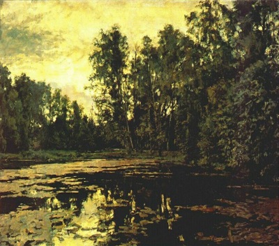 serov overgrown pond domotkanovo