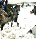 serov peter the great riding to hounds