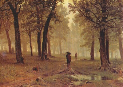 shishkin rain in an oak forest