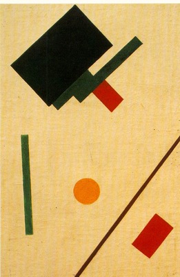 Malevitj Suprematist composition 1915, Fine Arts Museum, Tul