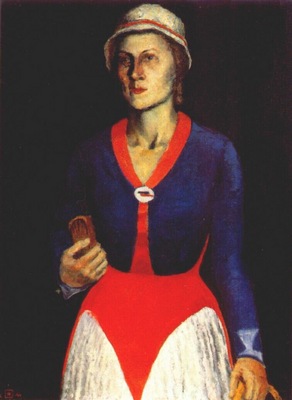 malevich portrait of the artists wife
