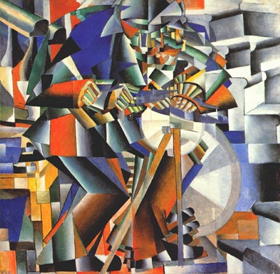 malevich the grinder principle of flickering 1912