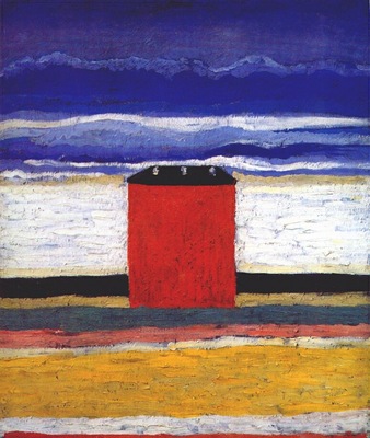 malevich the red house c1932