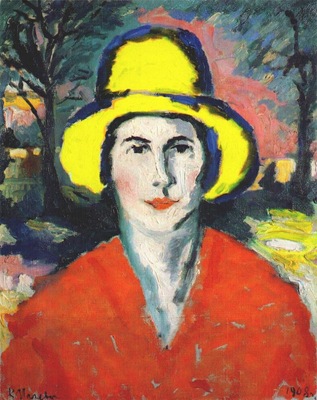 malevich woman with yellow hat dated