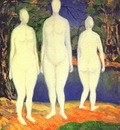 malevich bathing women dated