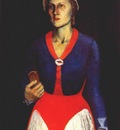 malevich portrait of the artists wife
