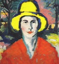 malevich woman with yellow hat dated