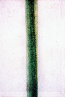 rozanova green stripe color painting