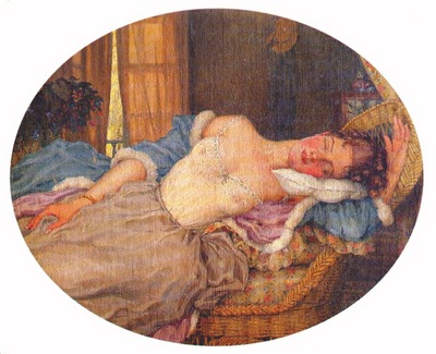 somov young woman asleep