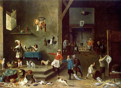 TENIERS David the Younger The Kitchen