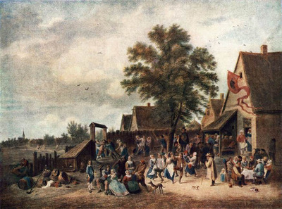 TENIERS David the Younger The Village Feast