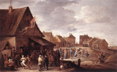 TENIERS David the Younger Village Feast