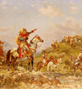 Washington Georges Arab Warriors On Horseback