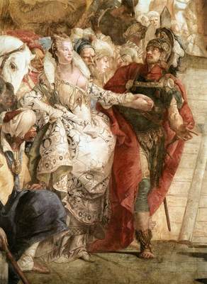 Tiepolo Palazzo Labia The Meeting of Anthony and Cleopatra jpg detail1