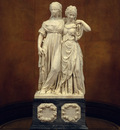 double statue of the princess luise and friederike of prussia