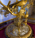 the peacock clock