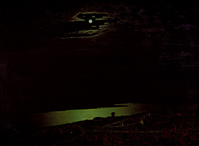 moonlit night on the dniepr