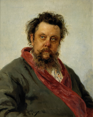 portrait of m p musorgsky