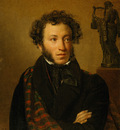 portrait of a s pushkin