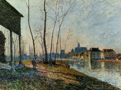 A February Morning at Moret sur Loing