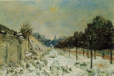 Snow at Marly le Roi