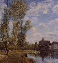 Moret View from the Loing May Afternoon