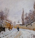 Road under Snow Louveciennes