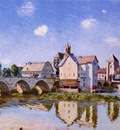 The Moret Bridge in the Sunlight