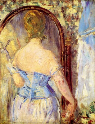 before the mirror 1876