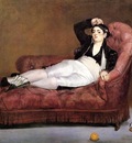 young woman reclining
