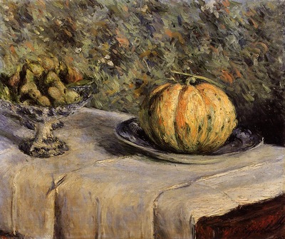melon and bowl of figs 1880