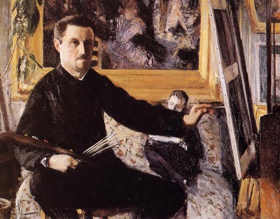 self portrait with easel 1879