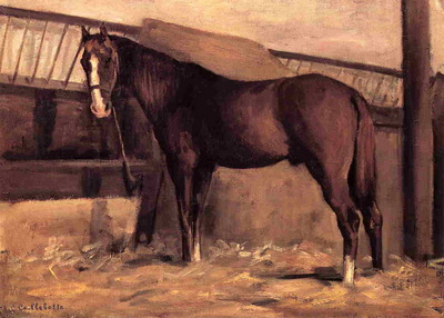 Yerres Reddish Bay Horse in the Stable