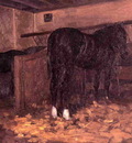 horses in the stable