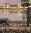 richard gallo and his dog at petit gennevilliers