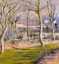 the garden at petit gennevilliers in winter
