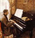 young man playing the piano
