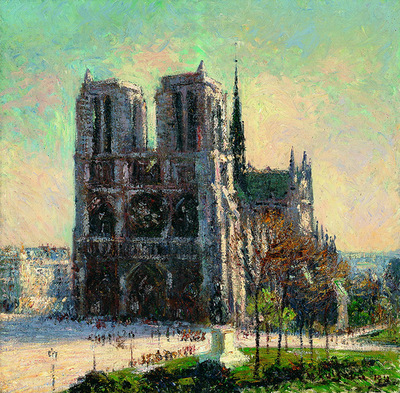 view of notre dame paris