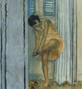 woman changing her shoes