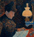 Woman by Lamplight