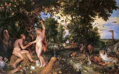 adam and eve in worthy paradise 1610