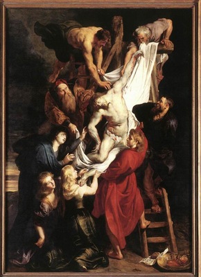 descent from the cross central panel 1612
