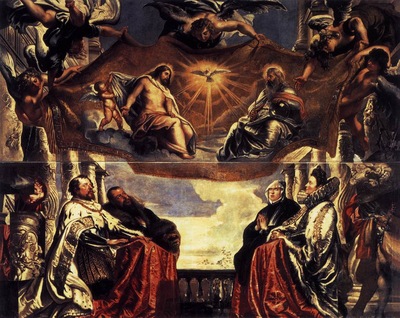 the gonzaga family worshipping the holy trinity 1604