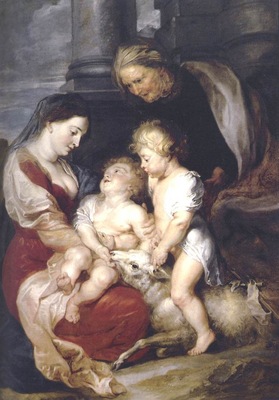 the virgin and child with st elizabeth and the infant st john the baptist